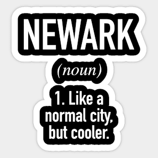 Newark American City - USA Cities Sticker